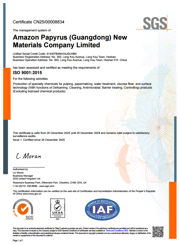 2025_Jiangmen ISO9001_2015 Certification EN